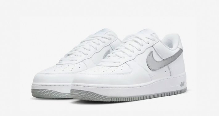 Nike Air Force 1 Low Hvid Sølv DZ6755-100