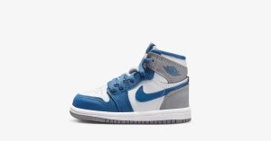 Nike Air Jordan 1 High Retro True Blue til Børn