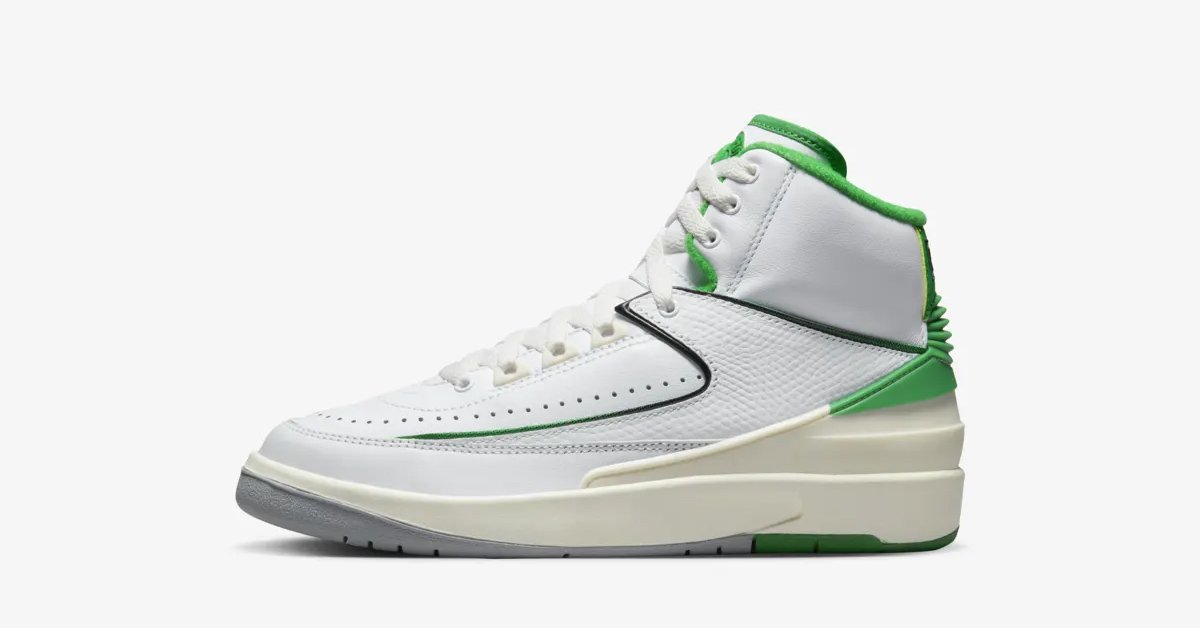 Nike Air Jordan 2 Lucky Green til Børn