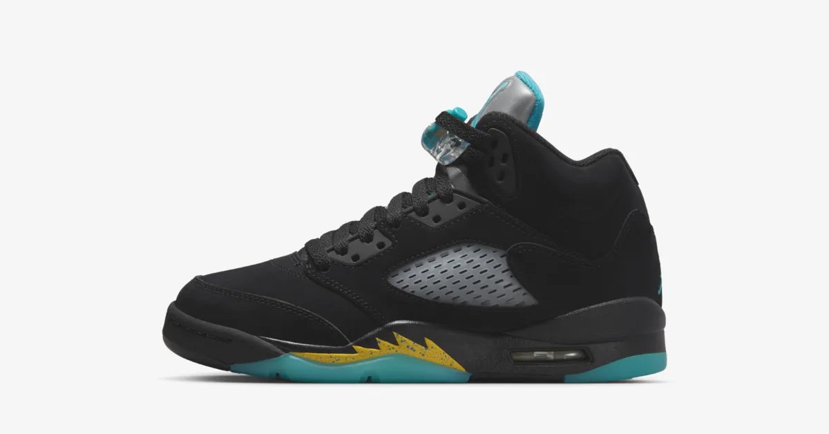 Nike Air Jordan 5 Aqua til Børn