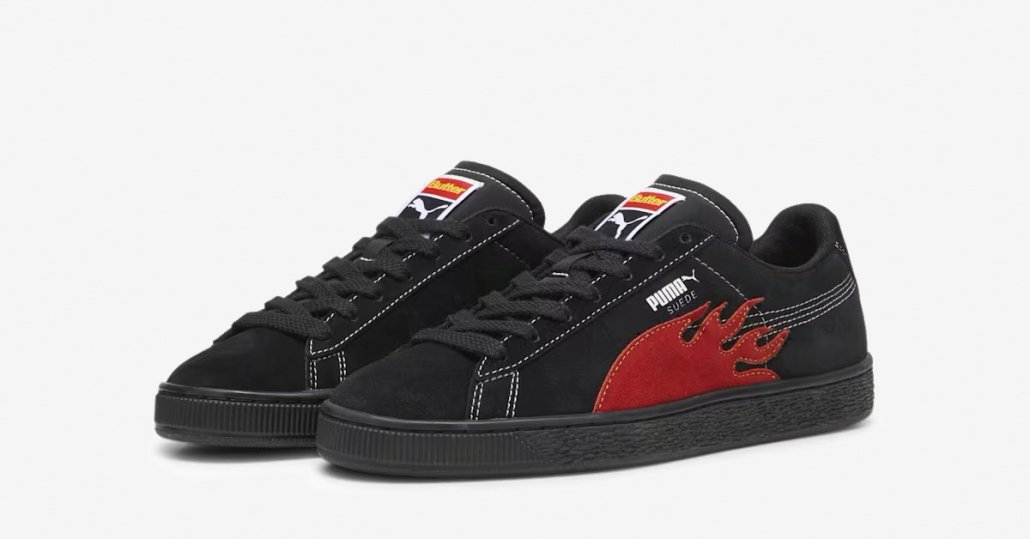 Butter Goods x Puma Suede 396127_01 Black/Red