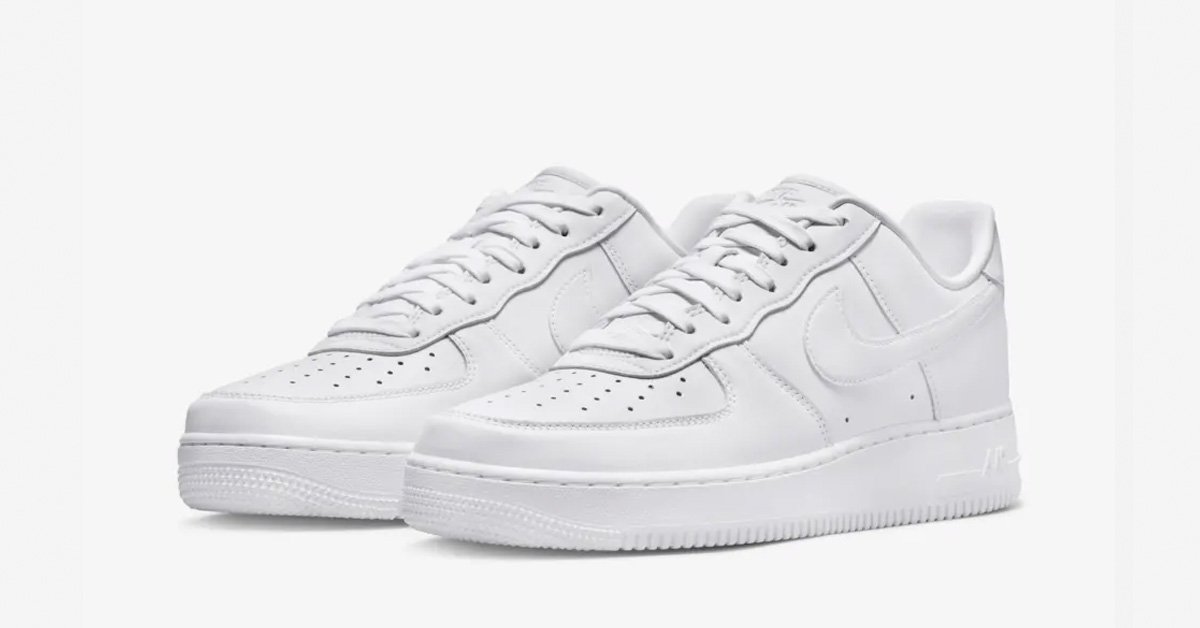 Hvide Nike Air Force 1 Low Fresh DM0211-100