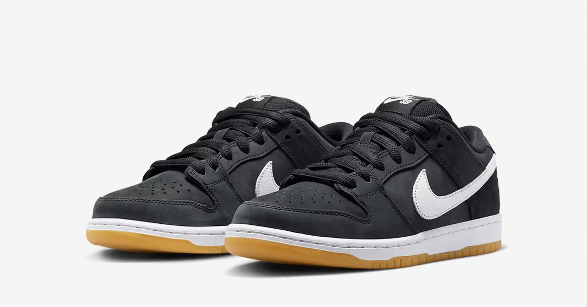 sorte og hvide Nike SB Dunk Low Pro CD2563-006