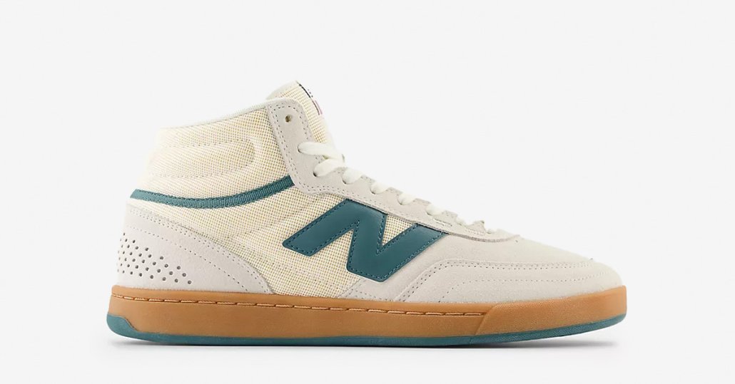 Hvide og grønne New Balance Numeric 440 High V2 NM440HRU