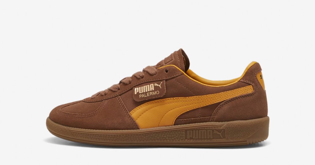 Brun og orange Puma Palermo 396463_03