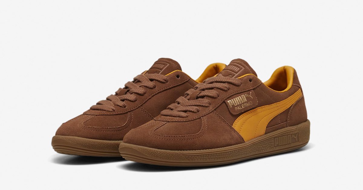 Brun og orange Puma Palermo 396463_03