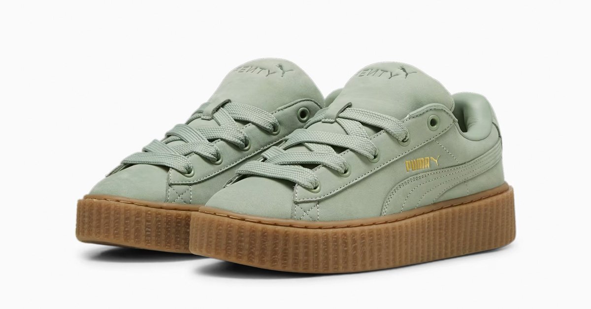 Rihanna x Puma Creeper 399865-02 Green Fog