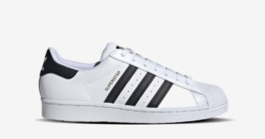 Hvide og sorte Adidas Superstar EG4958