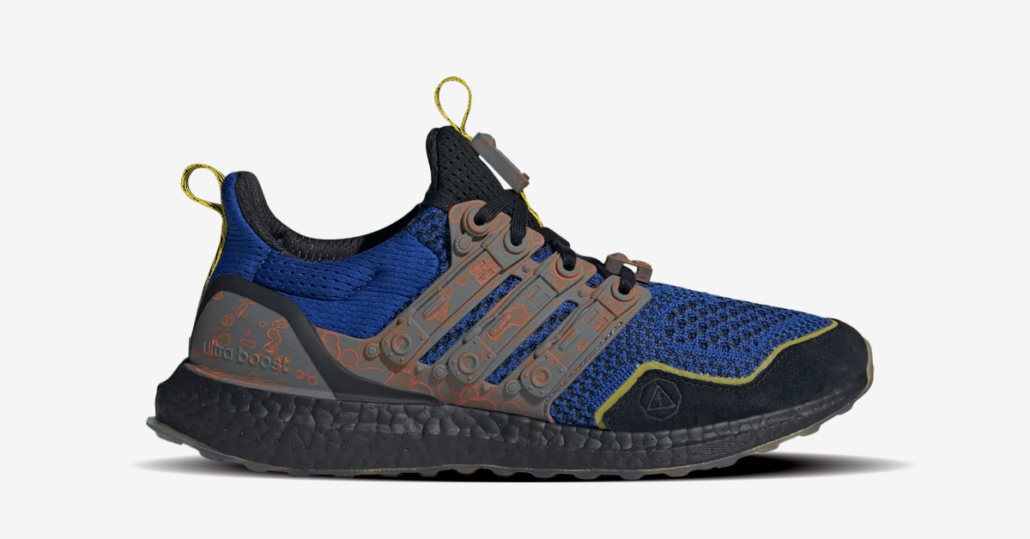 Fortnite x Adidas UltraBoost Battle Bus sneaker i blå