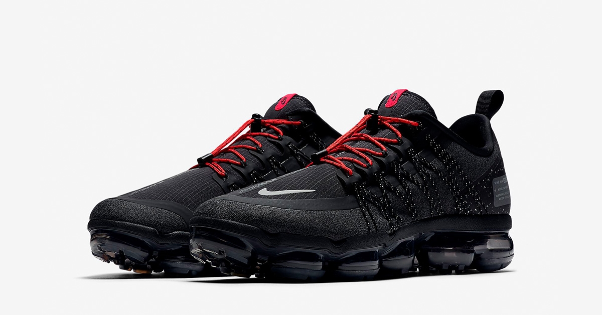 vapormax run utility black red